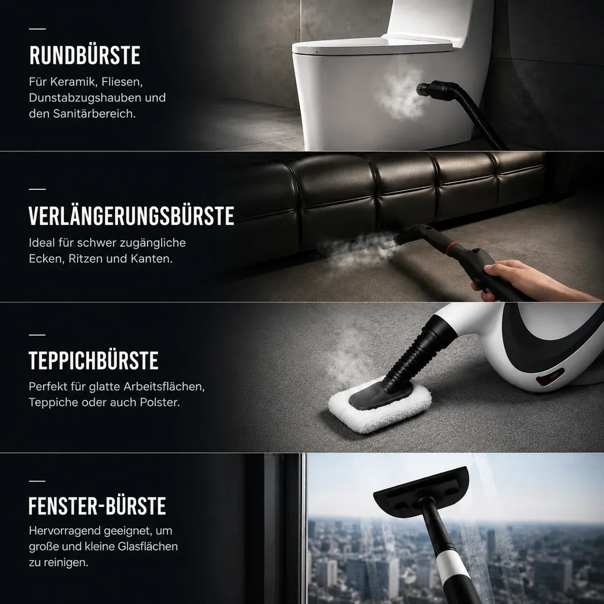 Elusoria™ Dampfheld – Hochtemperatur-Dampfreiniger